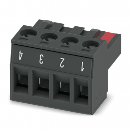 MSTBT 2,5/ 4-ST BK CP1,4 BD:SO PCB jungtis