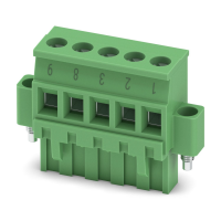 MVSTBR 2,5/ 5-STF-5,08BD:9-1SO PCB jungtis