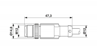 NBC-M12MSD/12-93C/M 8MS 3X4 Network cable
