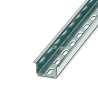 NS 35/15 WH PERF 2000MM DIN rail perforated