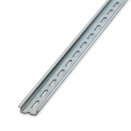NS 35/ 7,5 WH PERF(5,2X25)2000MM-VPE 10 DIN rail perforated