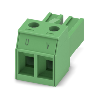 PC 4/ 2-ST-7,62 BD:U,V PCB connector