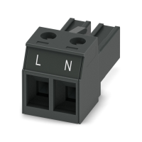 PC 4/ 2-ST-7,62 BK BDWH:L-N PCB jungtis