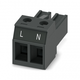 PC 4/ 2-ST-7,62 BK BDWH:L-N PCB jungtis