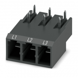 PC 4/ 3-GU-7,62 BK BD:L1-L3 PCB jungtis