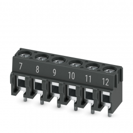 PT 1,5/ 6-5,0-H BK BD:7-12 PCB terminal block