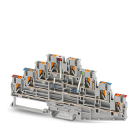 PT 2,5-L RD/L BU/L LED 24 GN/L LED 24 RD Multi-level terminal block