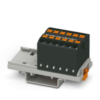 PTFIX 12X2,5-NS35 BK Distribution block