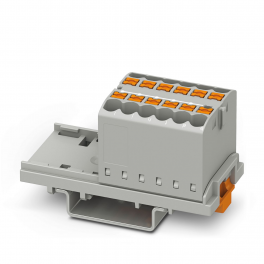 PTFIX 12X2,5-NS35 GY-EX Distribution block