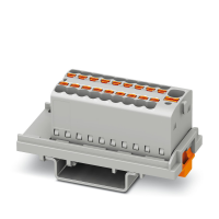PTFIX 4/18X1,5-NS35 GY Distribution block