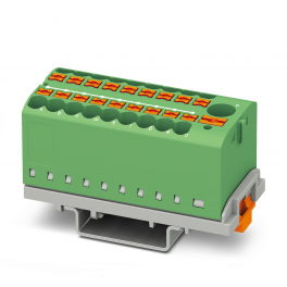 PTFIX 6/18X2,5-NS35 GN Distribution block