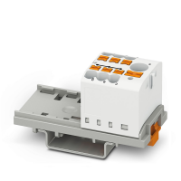 PTFIX 6/6X2,5-NS35 WH Distribution block