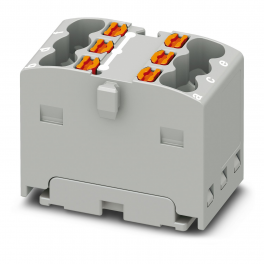 PTFIX 6X1,5-G GY Distribution block