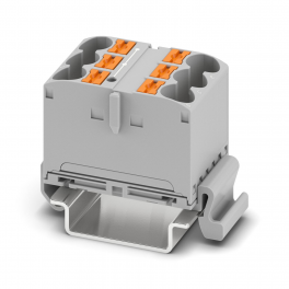 PTFIX 6X10/S-NS35A GY Distribution block