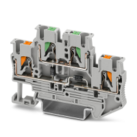 PTTB 2,5-2DIO/O-UL/UR-UL/U-OG/O-GN Component terminal block