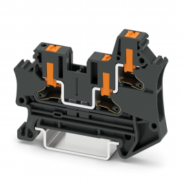 PTV 4-TWIN BK Feed-through terminal block