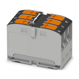 PTVFIX 6X2,5 BK Distribution block
