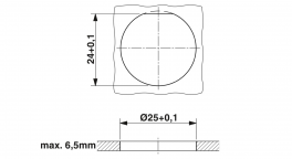 RC-06S1N12QBEJ Rear panel feed-through