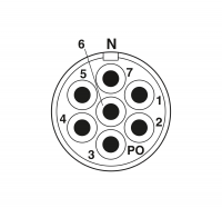 RC-07P1N1280EQ Cable connector