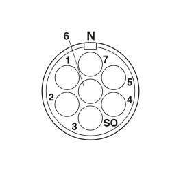 RC-07S1N128ER1 Cable connector