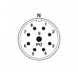 RC-09P1N12Z500 Cable connector