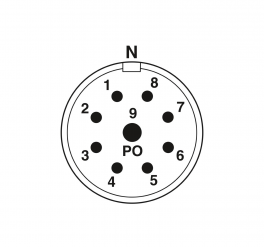 RC-09P2N1280K5 Cable connector