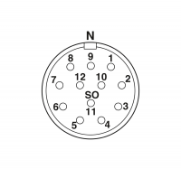 RC-12S2N12Z500 Cable connector