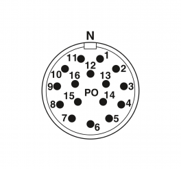 RC-16P1N8AJ200 Coupler connector