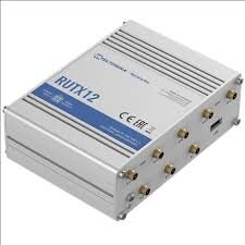 RUTX12 belaidis maršrutizatorius (router) 2x SIM, dvigubas 4G (LTE) Cat6 300Mbps/3G iki 42 Mbps, VPN/WAN/LAN, 1x WAN (1Gbit), 4x LAN (1Gbit), GPS, Wi-Fi, Bluetooth