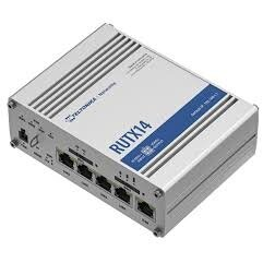 RUTX14 belaidis maršrutizatorius (router) 2x SIM, 4G (LTE) Cat12 600Mbps/3G iki 42 Mbps, VPN/WAN/LAN, 1x WAN (1Gbit), 4x LAN (1Gbit), GPS, Wi-Fi, Bluetooth