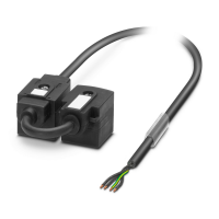 SAC- 1,5/0,1-116/2XA-1L-Z Double valve connector cable