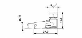 SAC-3P-10,0-500/M 8FR VA 0,34 Sensor/actuator cable