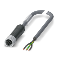 SAC-3P-15,0-PVC/M12FSS PE Power cable
