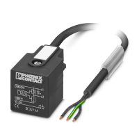 SAC-3P- 3,0-PUR/A-1L-R-ES-4A Sensor/actuator cable