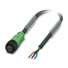 SAC-3P- 5,0-PUR/M12FS P Sensor/actuator cable