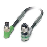 SAC-3P-M 8MR/ 0,3-PUR/M12FR-2L Sensor/actuator cable