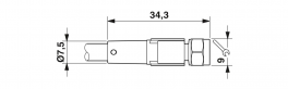 SAC-3P-M 8MS/ 5,0-PVC/M12FS Cable