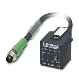 SAC-3P-M 8MS/0,9-PUR/A-1L-V Sensor/actuator cable