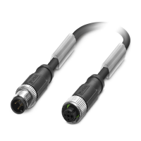 SAC-3P-M12MS/ 0,3-PUR/M12FS SH Sensor/actuator cable