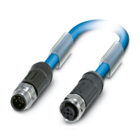 SAC-3P-M12MS/ 5,0-961/M12FS VA magistralės sistemos kabelis