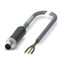 SAC-3P-M12MSS/ 5,0-PVC PE Power cable