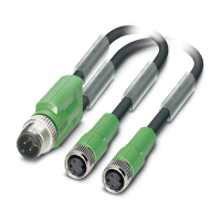 SAC-3P-M12Y/2X0,3-PUR/M 8FS Sensor/actuator cable