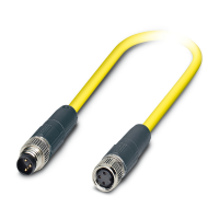 SAC-3P-M8MS/0,5-542/M8FS SH BK Sensor/actuator cable