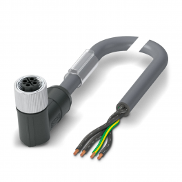 SAC-4P- 1,0-PUR/M12FRS PE Power cable