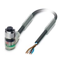 SAC-4P-10,0-PUR/M12FR-3L VA Sensor/actuator cable