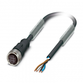 SAC-4P-20,0-PVC/M12FS BK Sensor/actuator cable