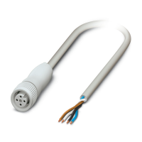 SAC-4P-3,0-600/M12FS FB Sensor/actuator cable