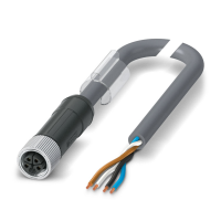 SAC-4P-0,35-PUR/M12FSL Power cable