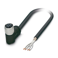 SAC-4P- 5,0-28R/FR SCO RAIL Sensor/actuator cable