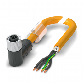 SAC-4P- 5,0-PUR/M12FRS PE SH Power cable